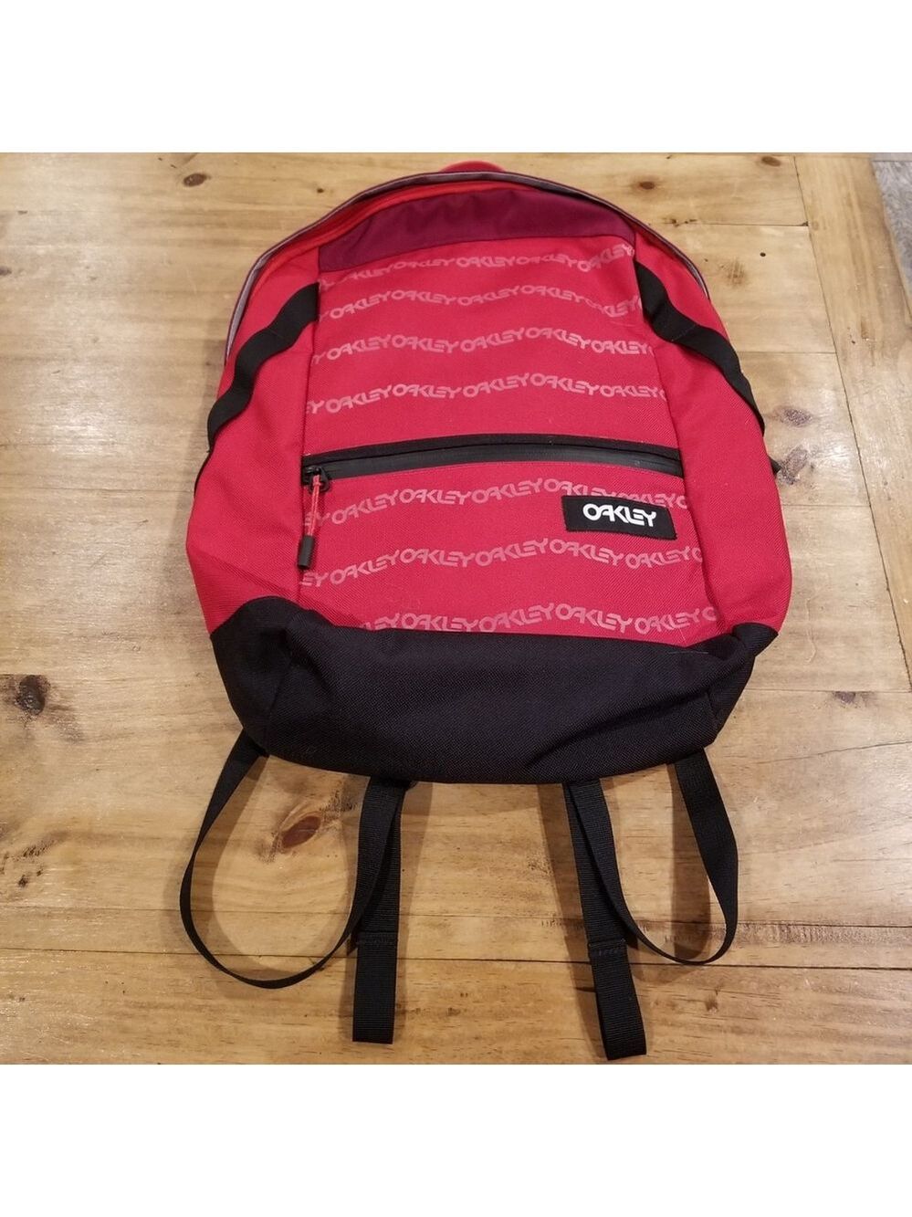 Oakley Back Pack Red School Lap Top Bag One Size